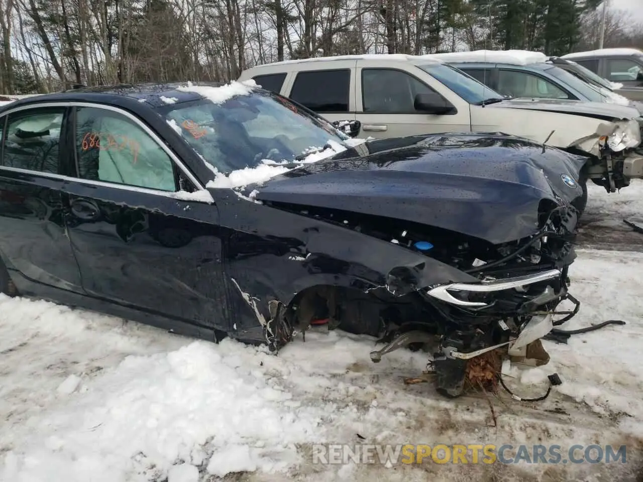 9 fotografías del automóvil dañado WBA5R7C07MFL58387 BMW 3 SERIES 2021