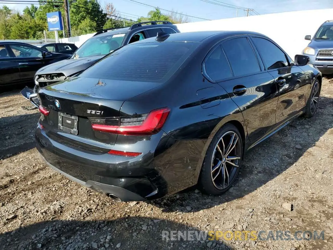 4 fotografías del automóvil dañado WBA5R7C09MFL49979 BMW 3 SERIES 2021