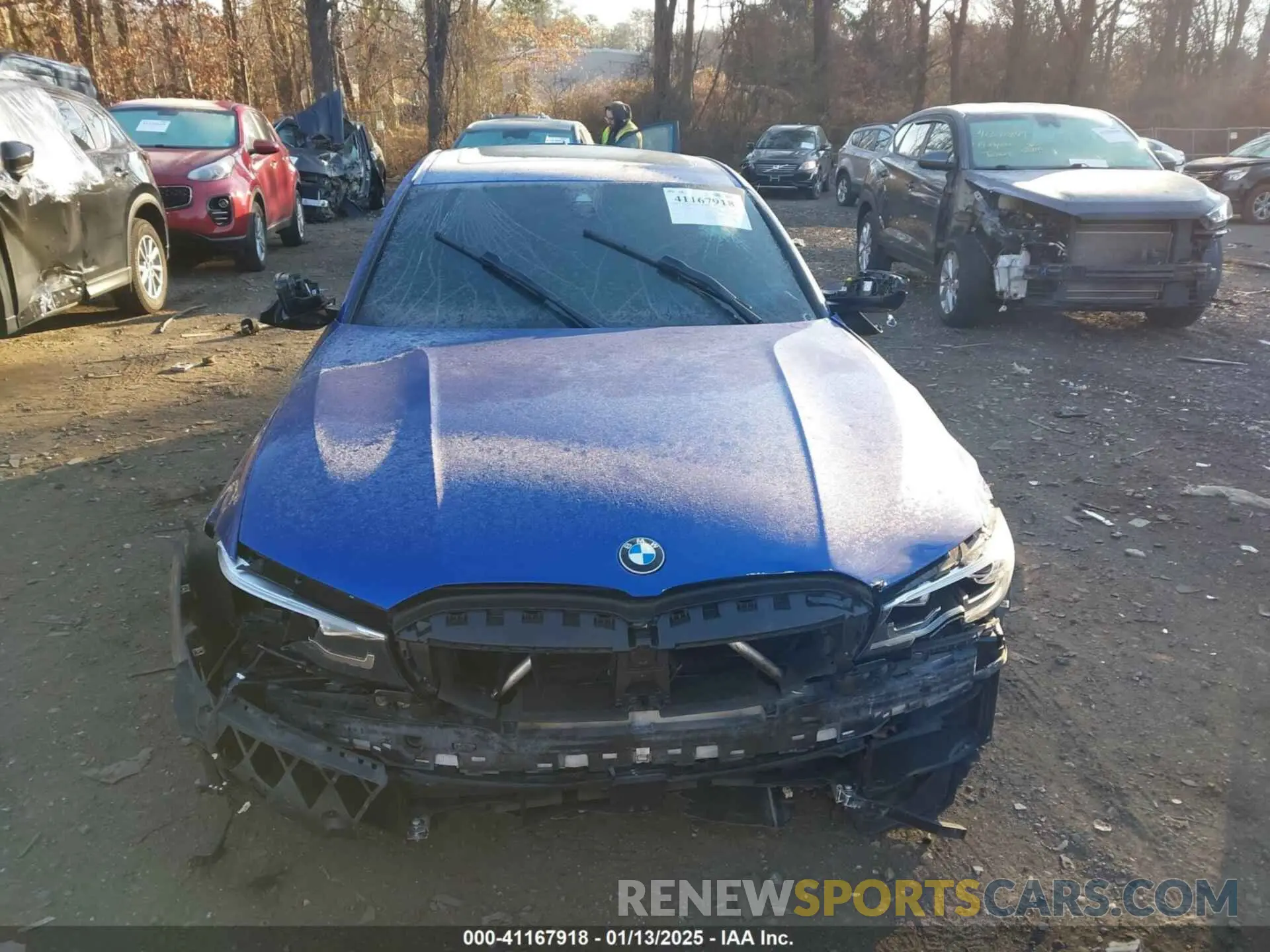 11 fotografías del automóvil dañado WBA5U9C02MFK18614 BMW 3 SERIES 2021