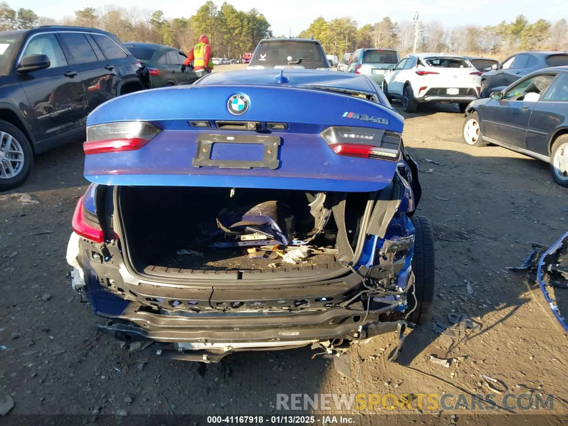 15 fotografías del automóvil dañado WBA5U9C02MFK18614 BMW 3 SERIES 2021