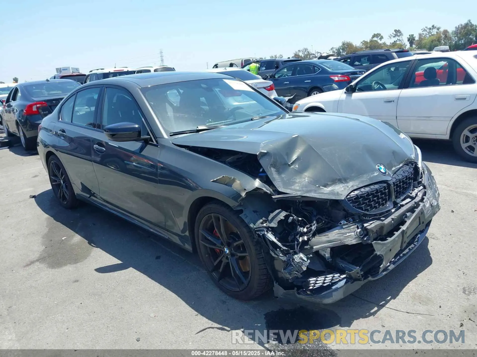1 fotografías del automóvil dañado WBA5U9C02MFK96469 BMW 3 SERIES 2021