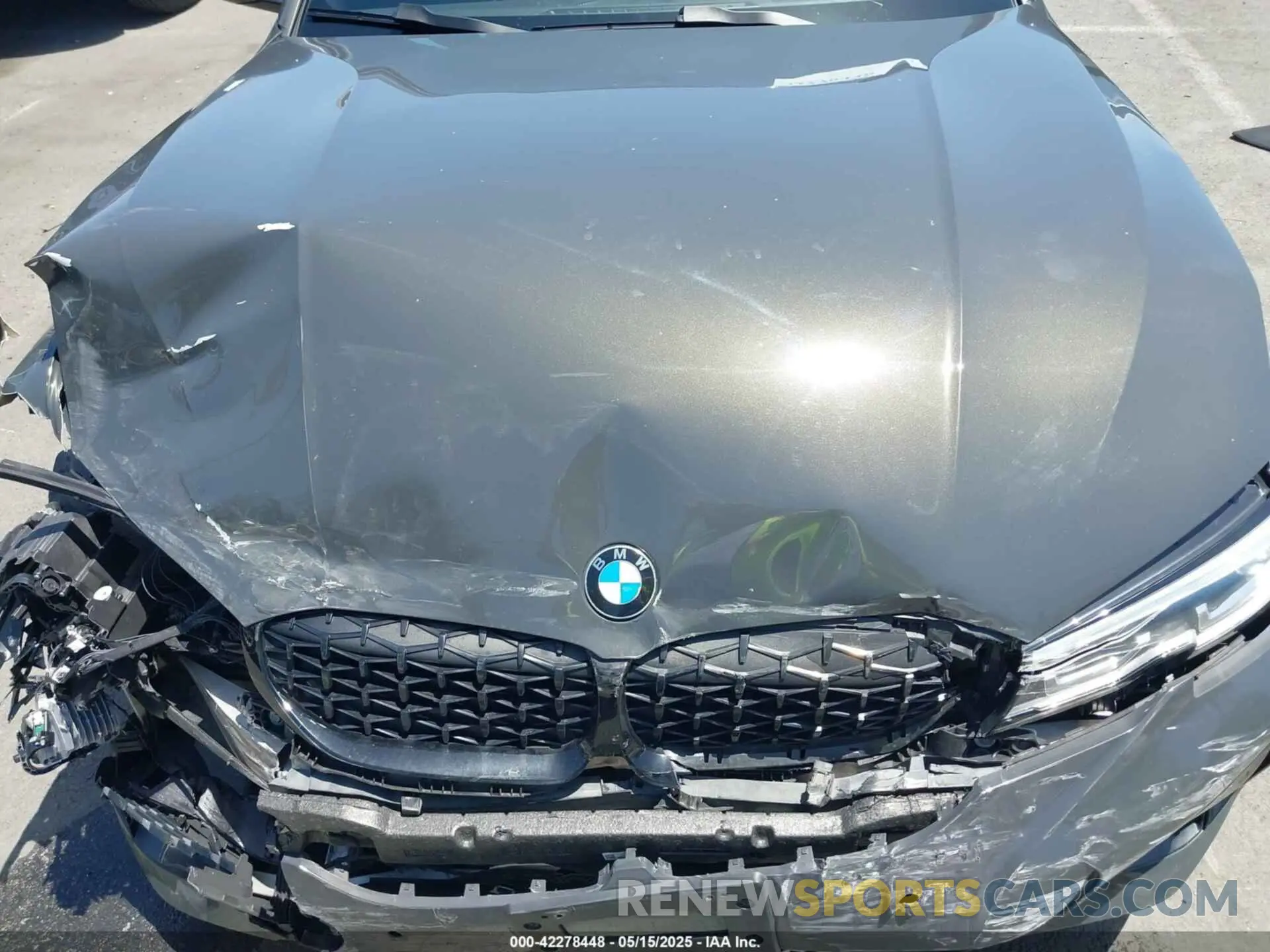 10 fotografías del automóvil dañado WBA5U9C02MFK96469 BMW 3 SERIES 2021