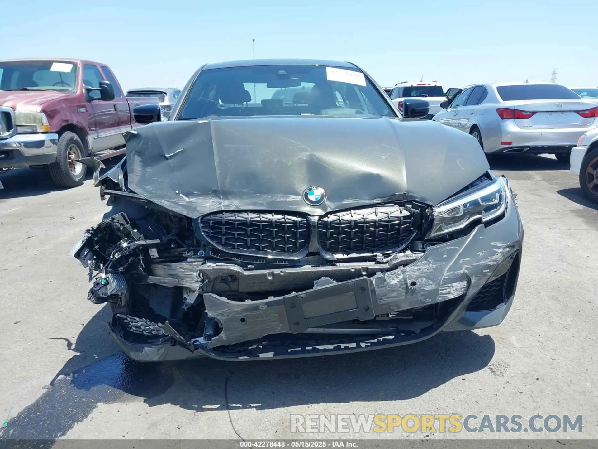12 fotografías del automóvil dañado WBA5U9C02MFK96469 BMW 3 SERIES 2021