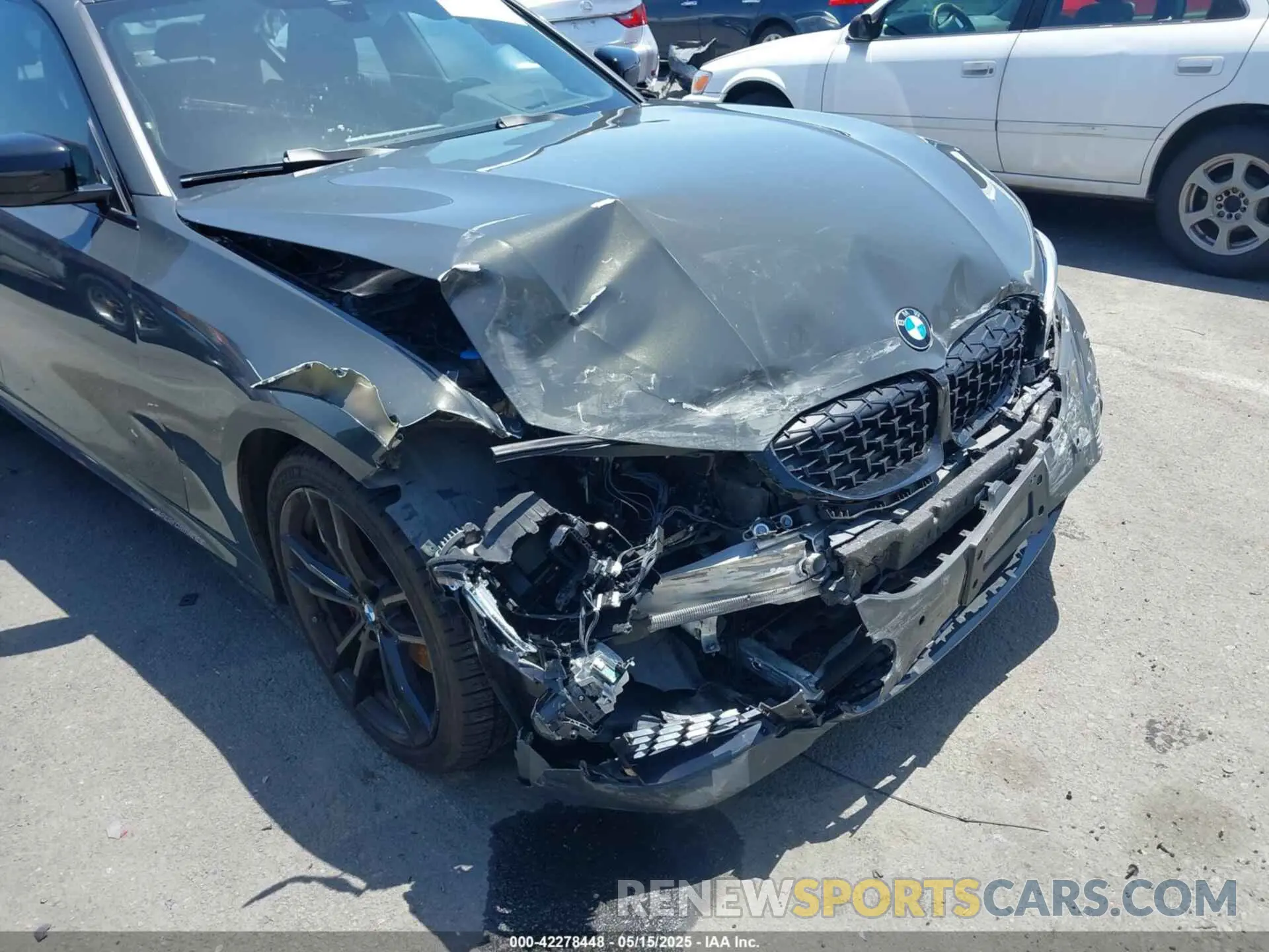 6 fotografías del automóvil dañado WBA5U9C02MFK96469 BMW 3 SERIES 2021