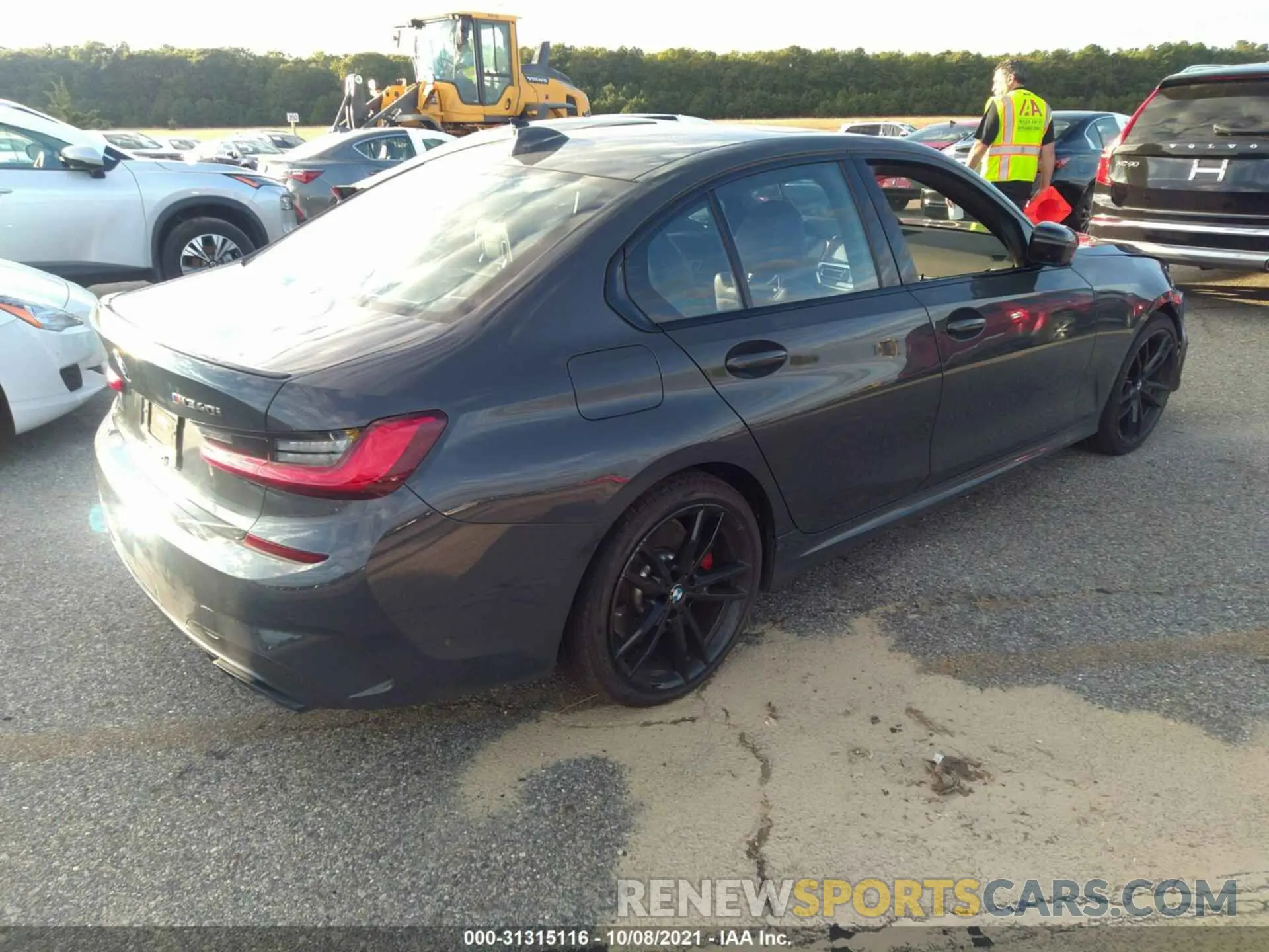 4 fotografías del automóvil dañado WBA5U9C02MFL39028 BMW 3 SERIES 2021
