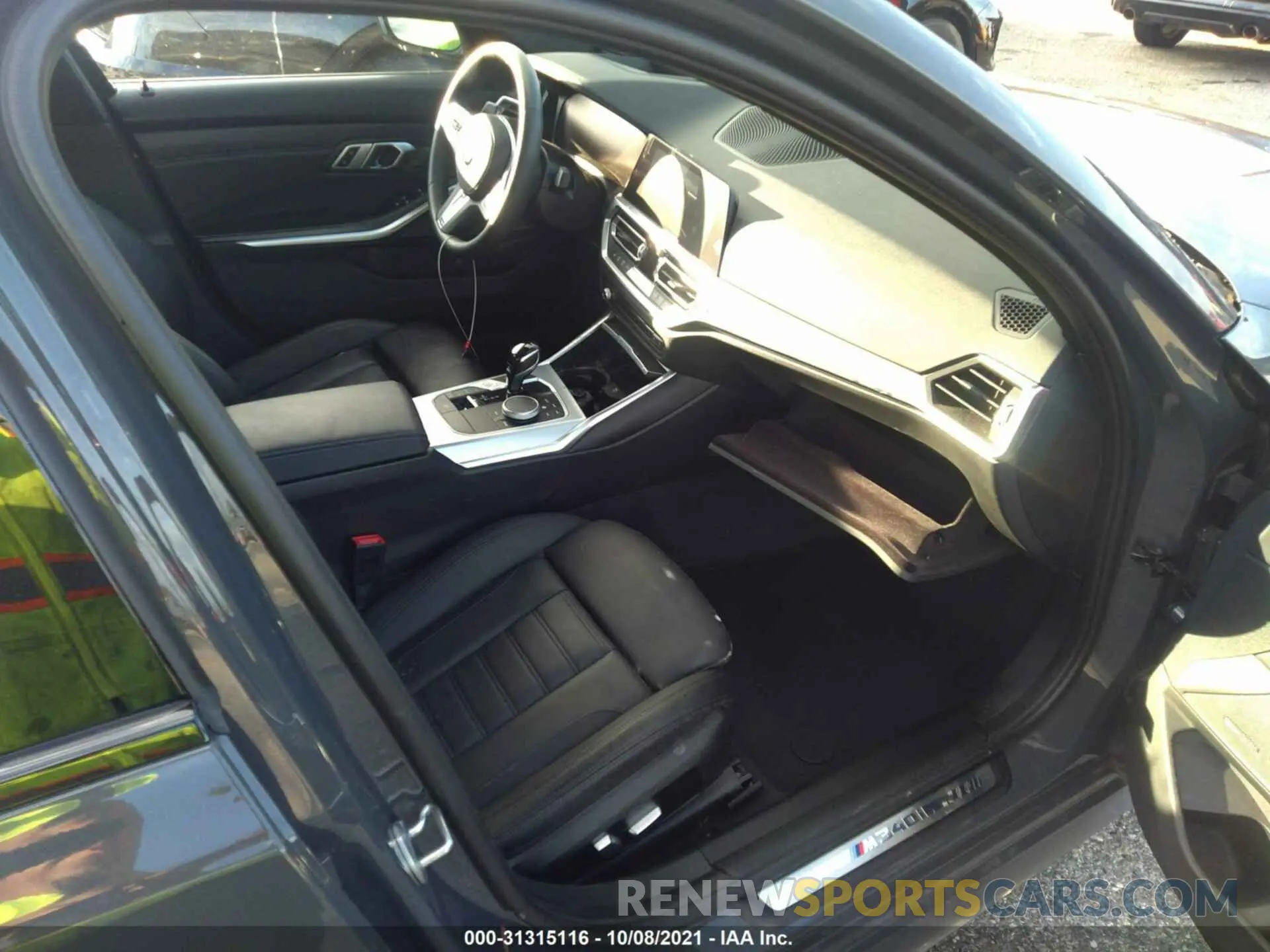 5 fotografías del automóvil dañado WBA5U9C02MFL39028 BMW 3 SERIES 2021
