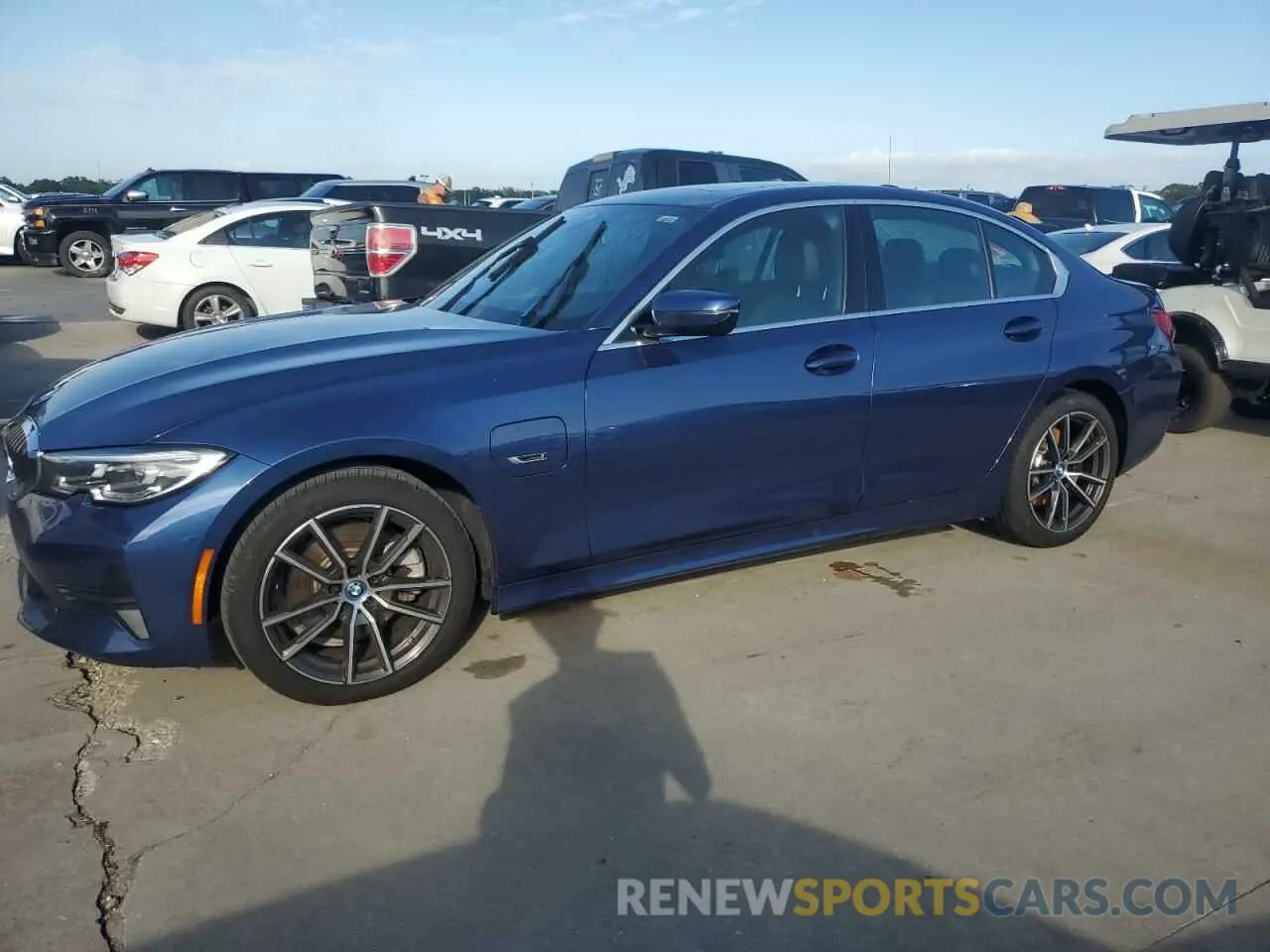 1 fotografías del automóvil dañado 3MW5P7J01N8C52651 BMW 3 SERIES 2022