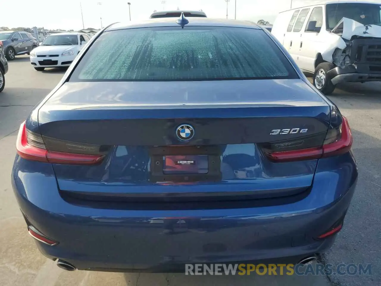 6 fotografías del automóvil dañado 3MW5P7J01N8C52651 BMW 3 SERIES 2022