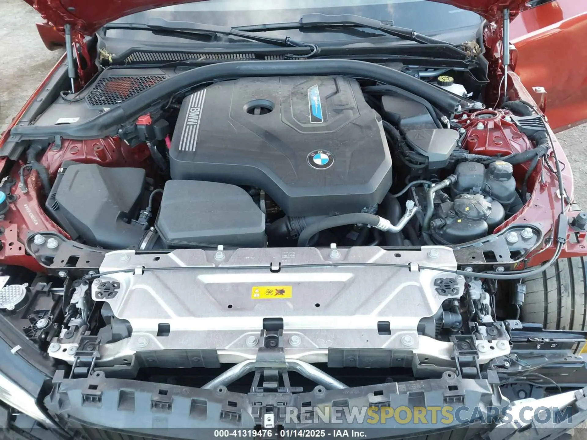 10 fotografías del automóvil dañado 3MW5P7J02N8C65151 BMW 3 SERIES 2022