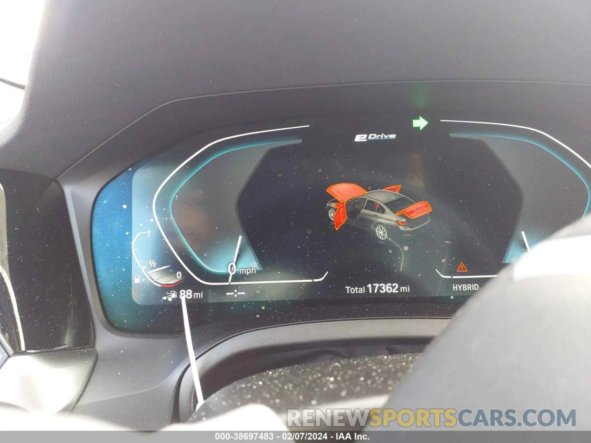 15 fotografías del automóvil dañado 3MW5P7J03N8C68608 BMW 3 SERIES 2022