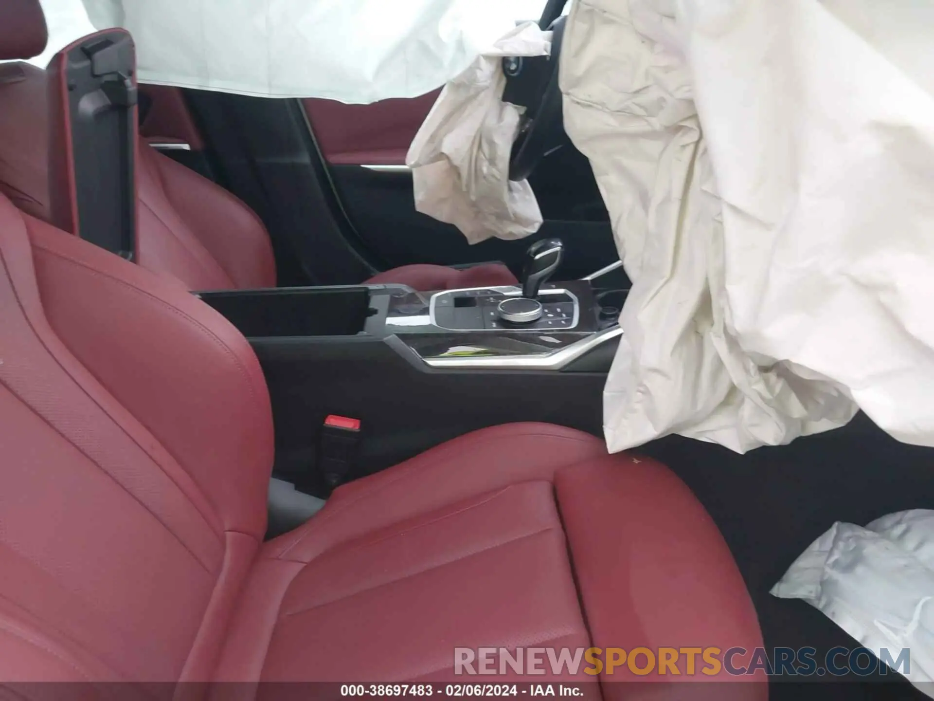 5 fotografías del automóvil dañado 3MW5P7J03N8C68608 BMW 3 SERIES 2022