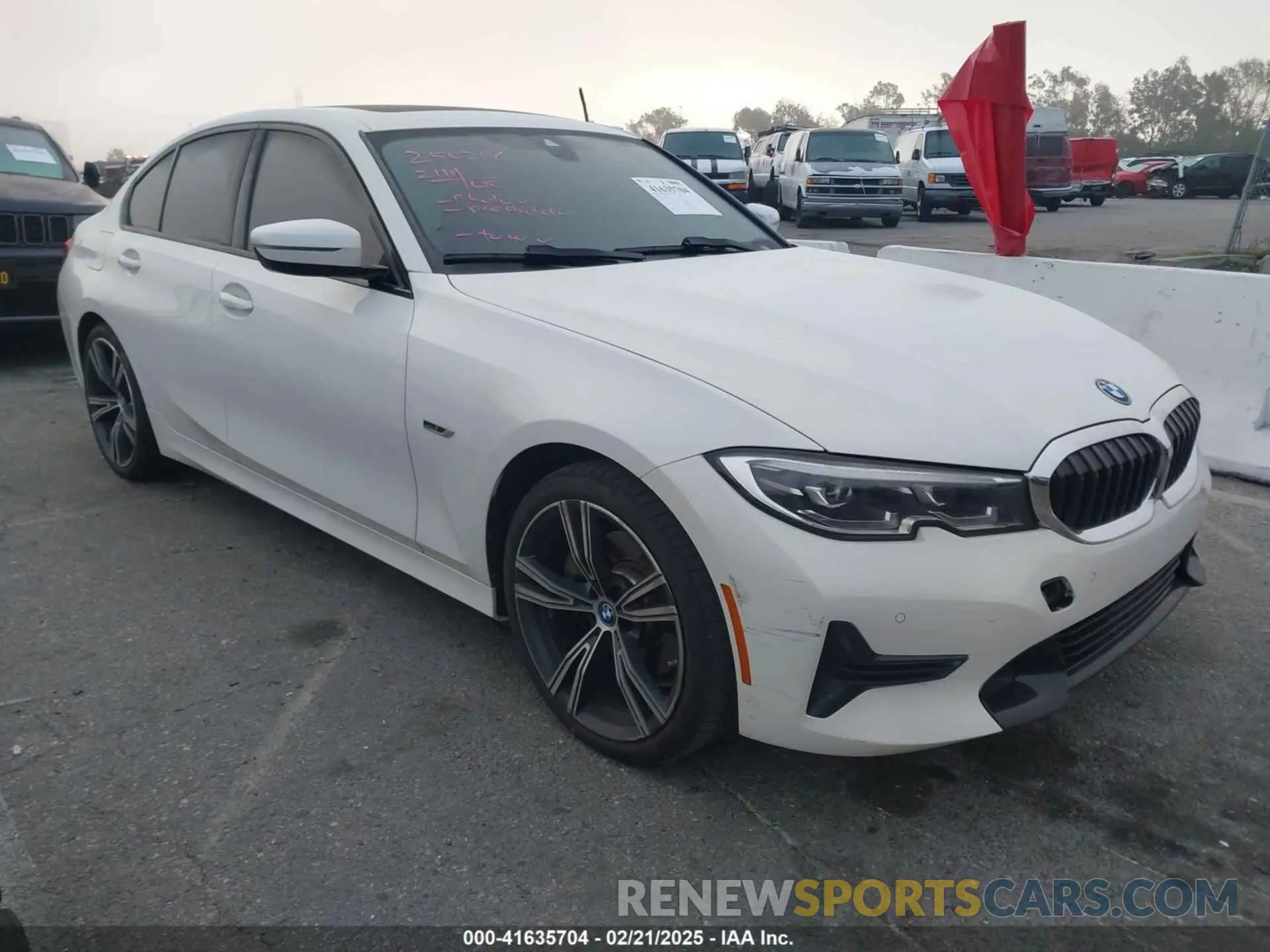 1 fotografías del automóvil dañado 3MW5P7J04N8C40865 BMW 3 SERIES 2022