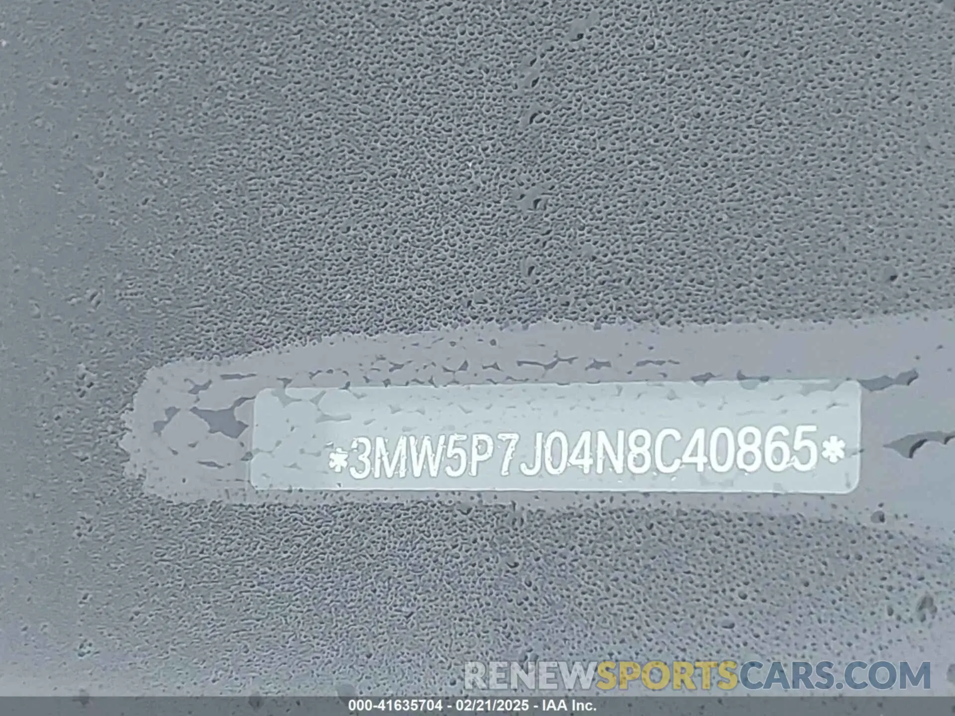 9 fotografías del automóvil dañado 3MW5P7J04N8C40865 BMW 3 SERIES 2022