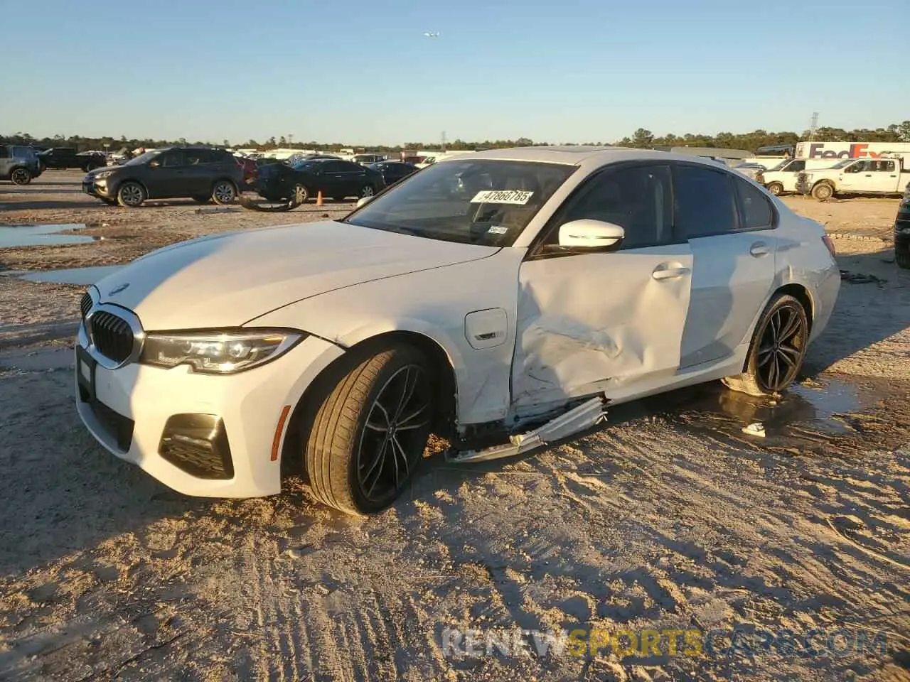 1 fotografías del automóvil dañado 3MW5P7J05N8C64284 BMW 3 SERIES 2022
