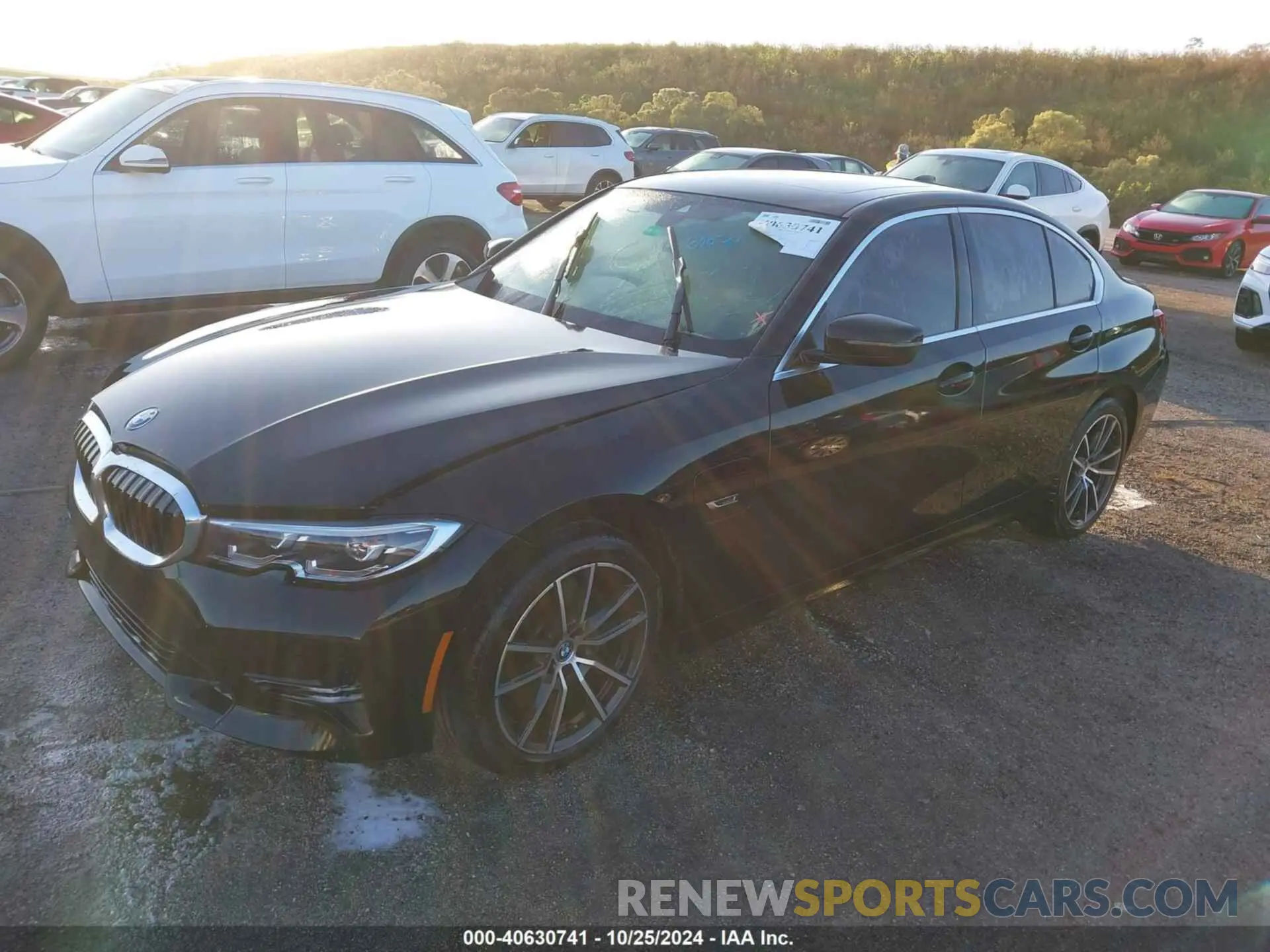 2 fotografías del automóvil dañado 3MW5P7J08N8C54302 BMW 3 SERIES 2022