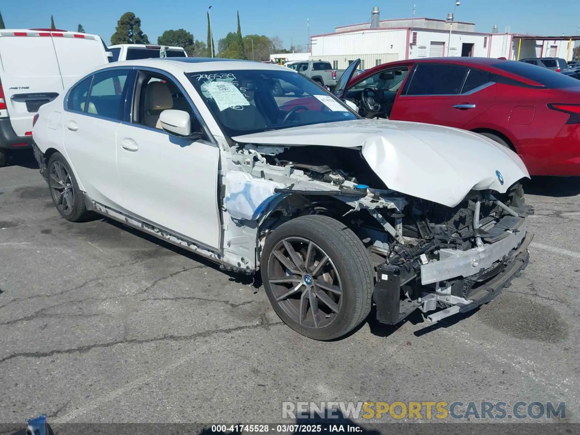1 fotografías del automóvil dañado 3MW5P7J08N8C69401 BMW 3 SERIES 2022