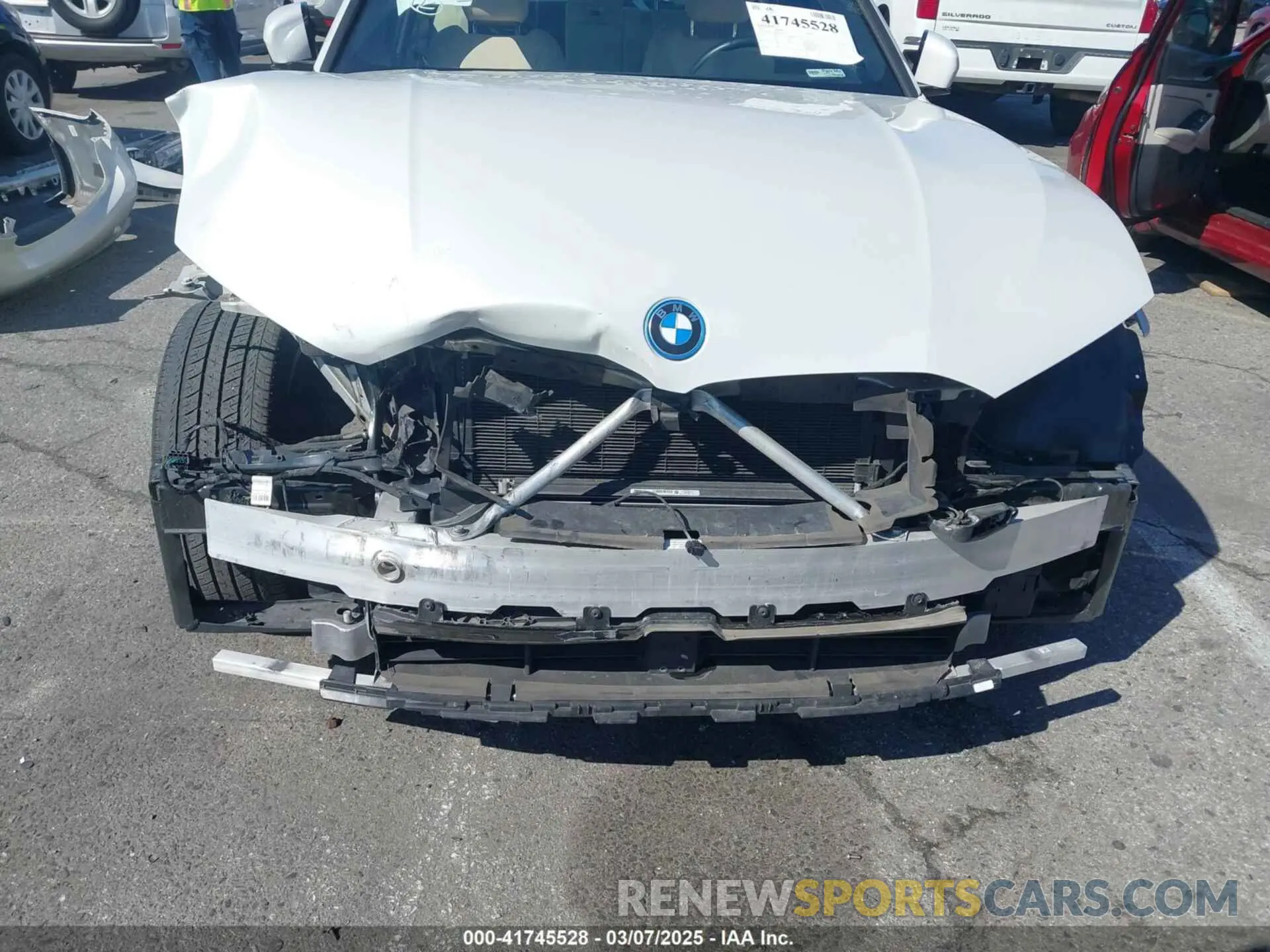 6 fotografías del automóvil dañado 3MW5P7J08N8C69401 BMW 3 SERIES 2022