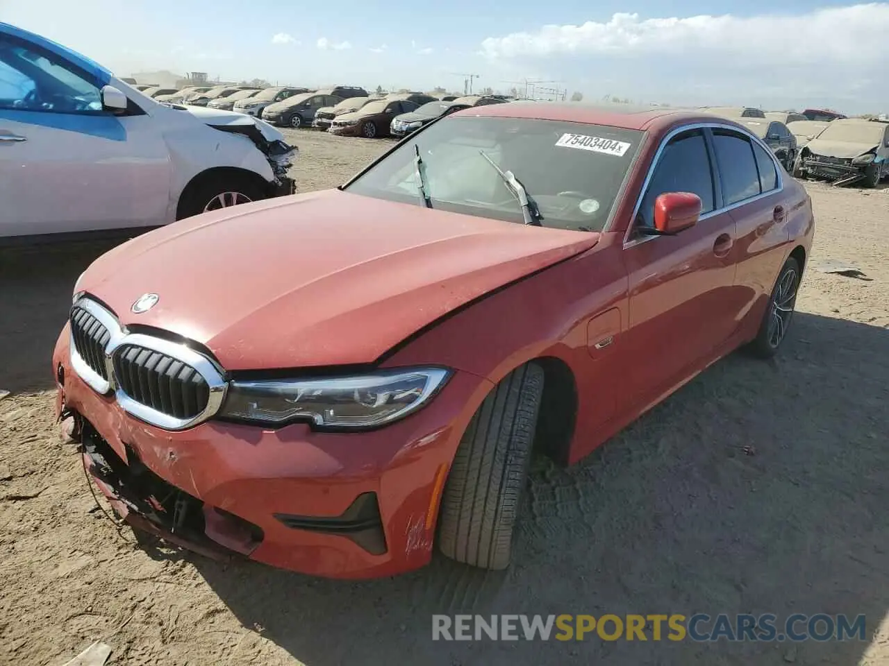 1 fotografías del automóvil dañado 3MW5P9J03N8C54249 BMW 3 SERIES 2022