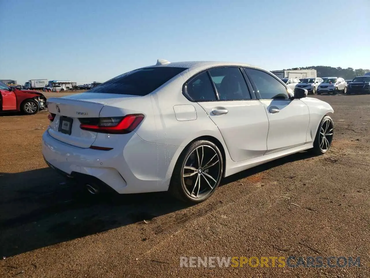 3 fotografías del automóvil dañado 3MW5R1J03N8C68485 BMW 3 SERIES 2022