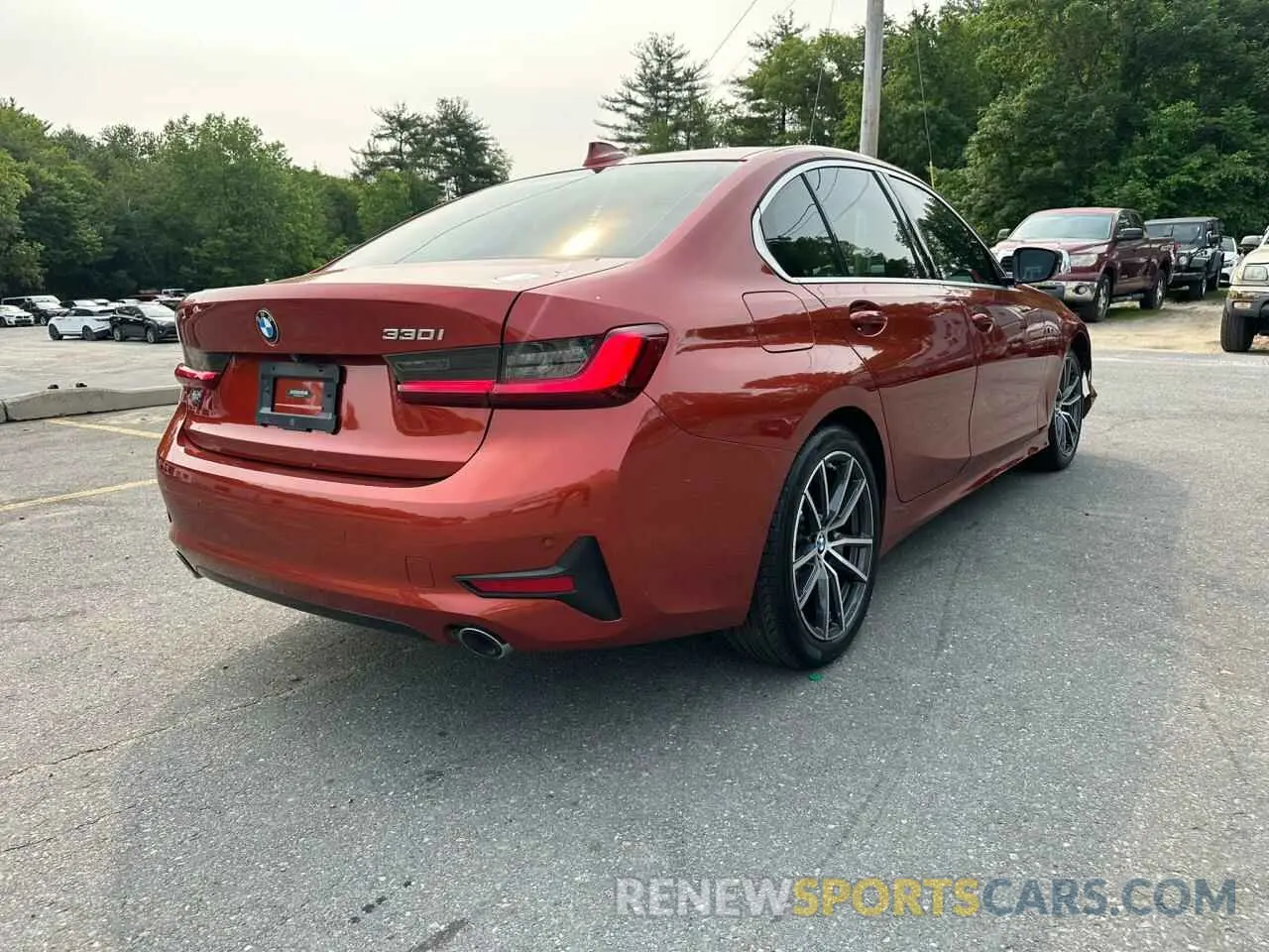 3 fotografías del automóvil dañado 3MW5R1J04N8C24737 BMW 3 SERIES 2022