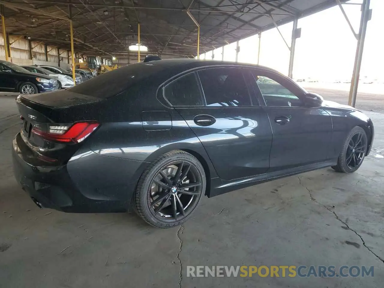 3 fotografías del automóvil dañado 3MW5R1J05N8C41871 BMW 3 SERIES 2022
