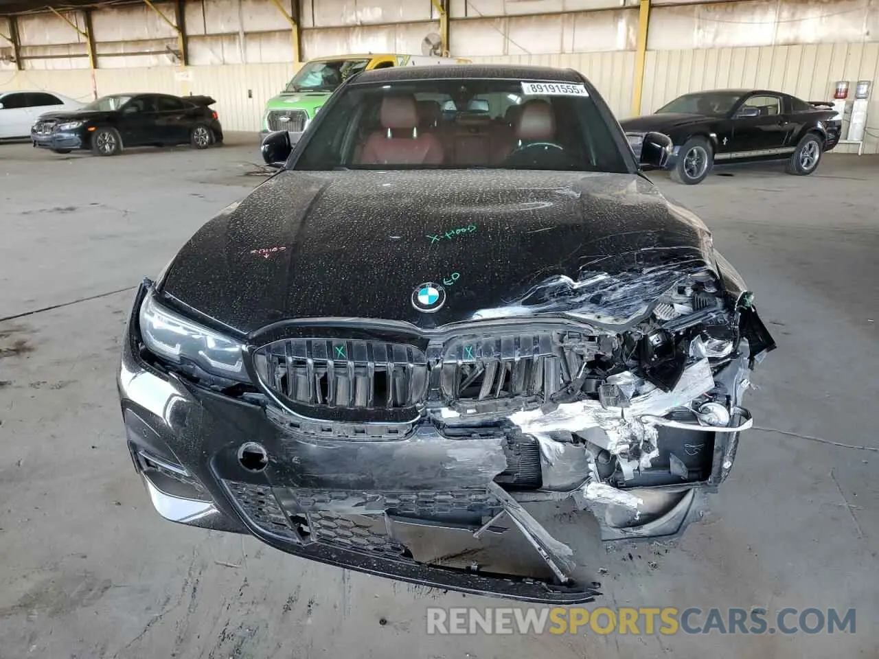 5 fotografías del automóvil dañado 3MW5R1J05N8C41871 BMW 3 SERIES 2022