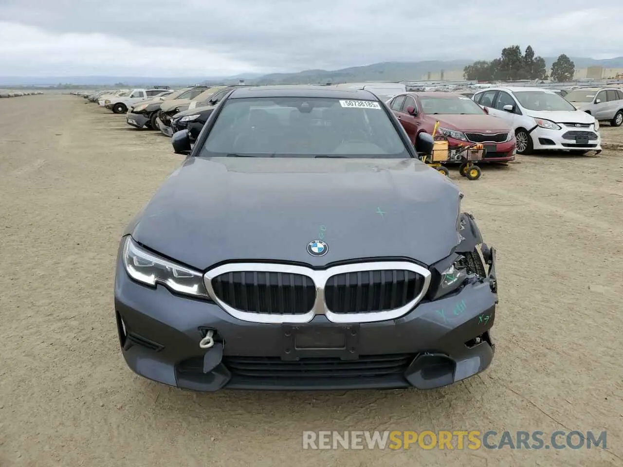 5 fotografías del automóvil dañado 3MW5R1J05N8C48755 BMW 3 SERIES 2022