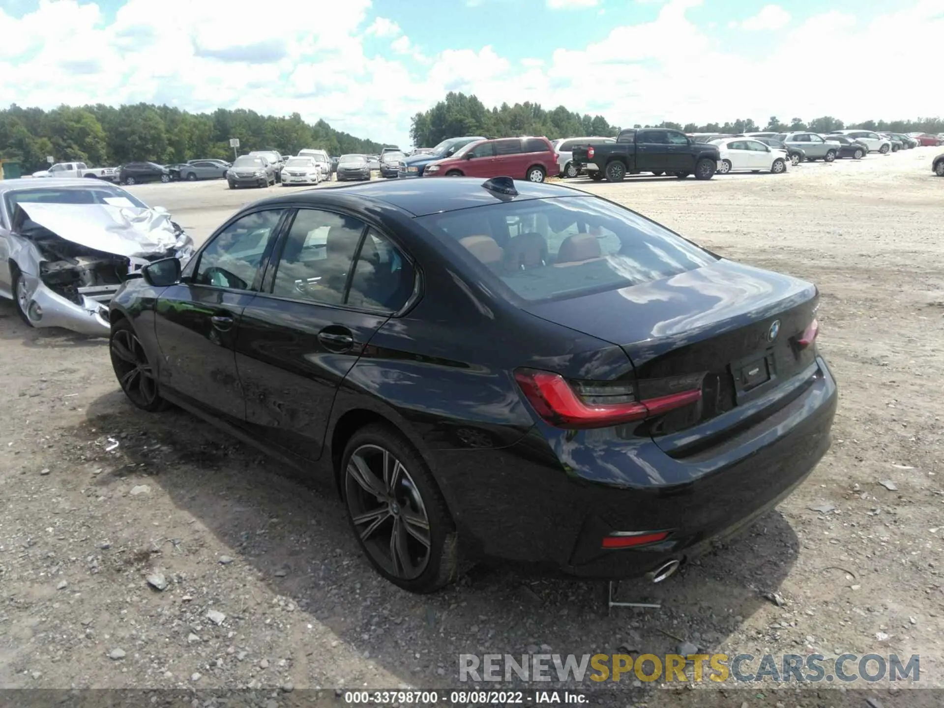 3 fotografías del automóvil dañado 3MW5R1J05N8C49887 BMW 3 SERIES 2022