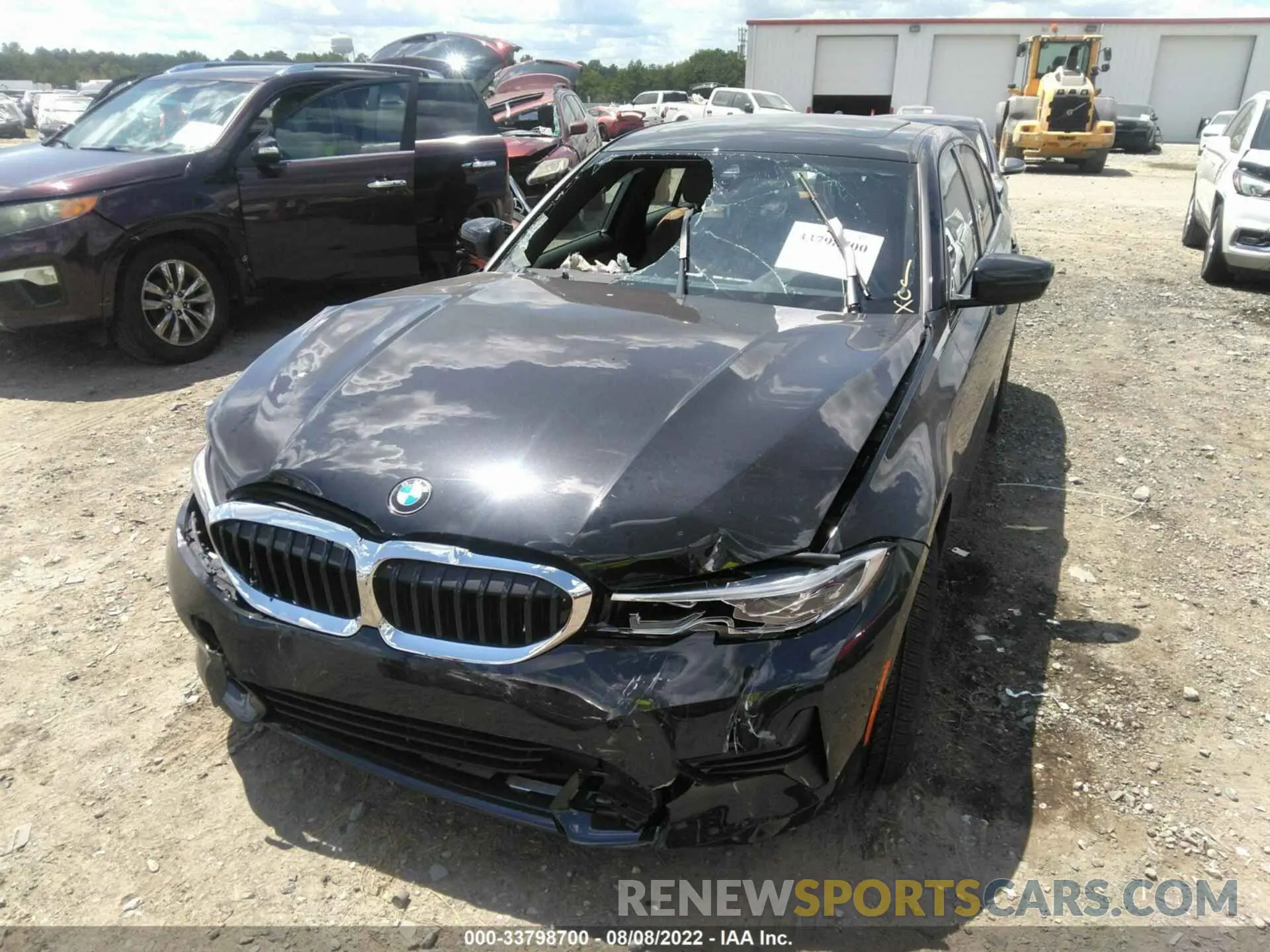 6 fotografías del automóvil dañado 3MW5R1J05N8C49887 BMW 3 SERIES 2022