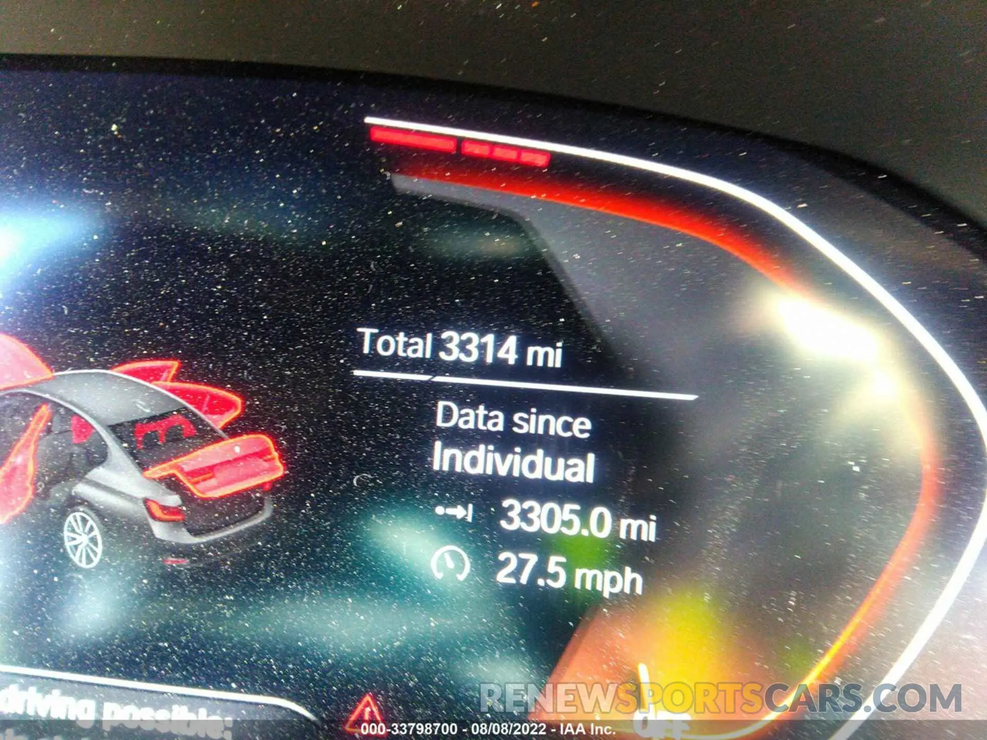 7 fotografías del automóvil dañado 3MW5R1J05N8C49887 BMW 3 SERIES 2022