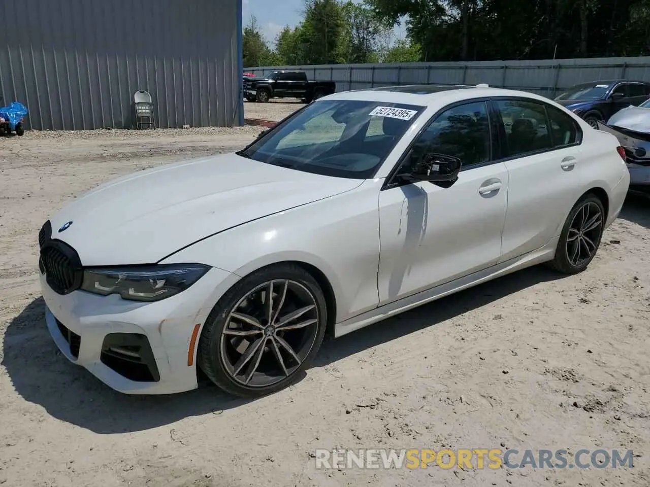 1 fotografías del automóvil dañado 3MW5R1J06N8C31334 BMW 3 SERIES 2022