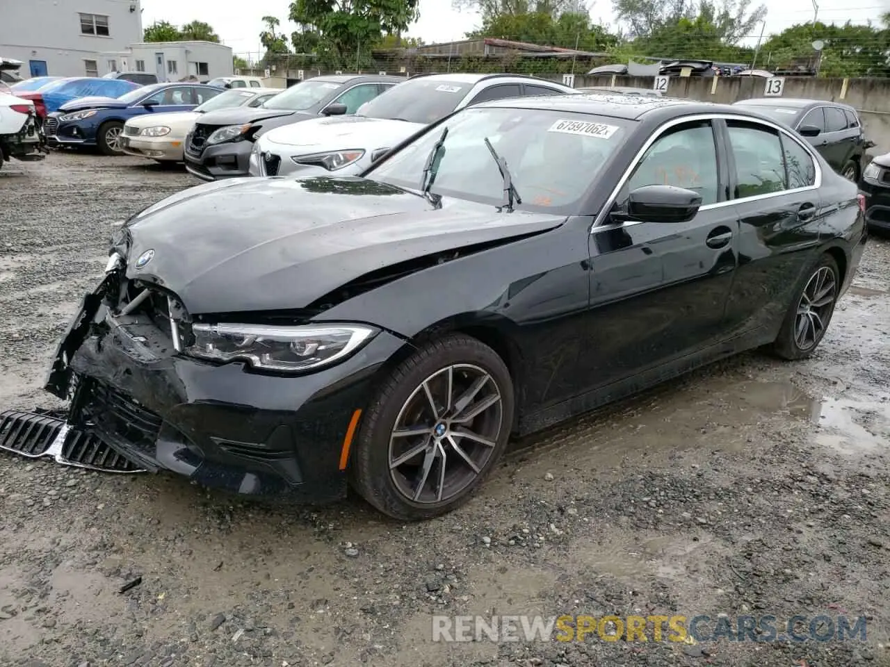 1 fotografías del automóvil dañado 3MW5R1J06N8C59991 BMW 3 SERIES 2022