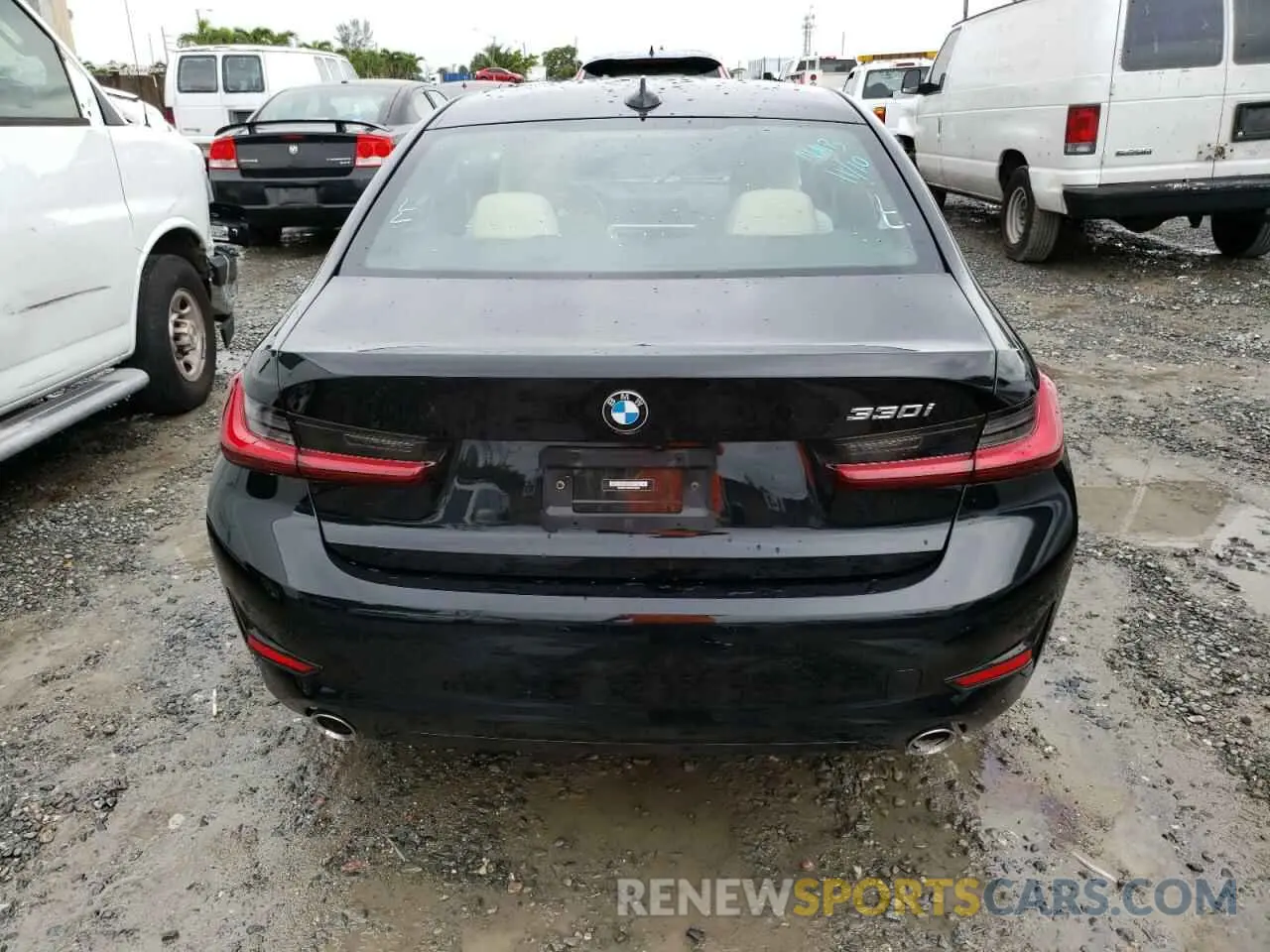 6 fotografías del automóvil dañado 3MW5R1J06N8C59991 BMW 3 SERIES 2022