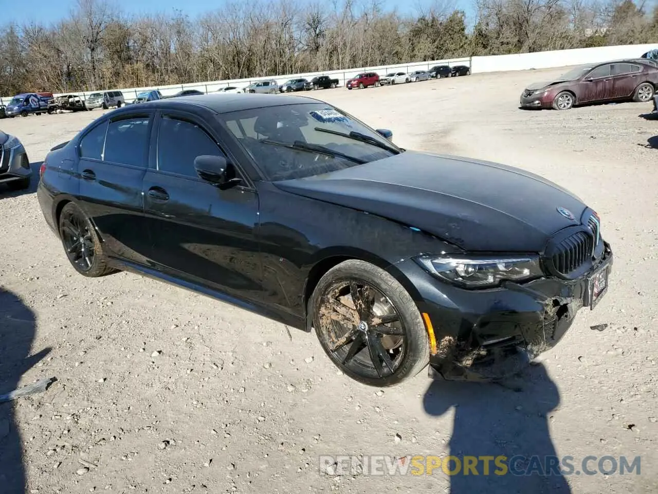 4 fotografías del automóvil dañado 3MW5R1J07N8C25249 BMW 3 SERIES 2022