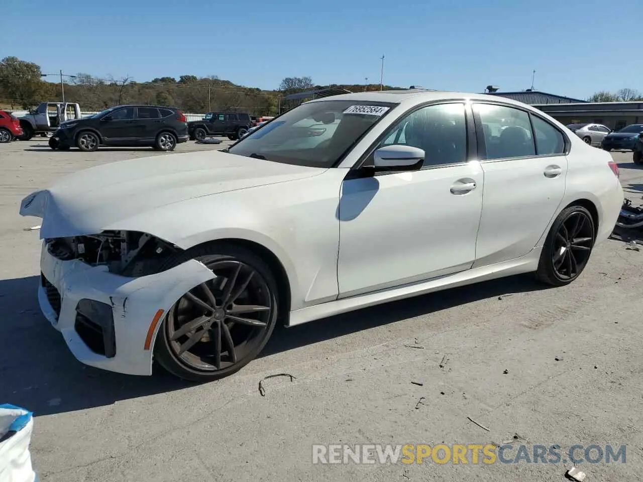 1 fotografías del automóvil dañado 3MW5R1J07N8C48286 BMW 3 SERIES 2022