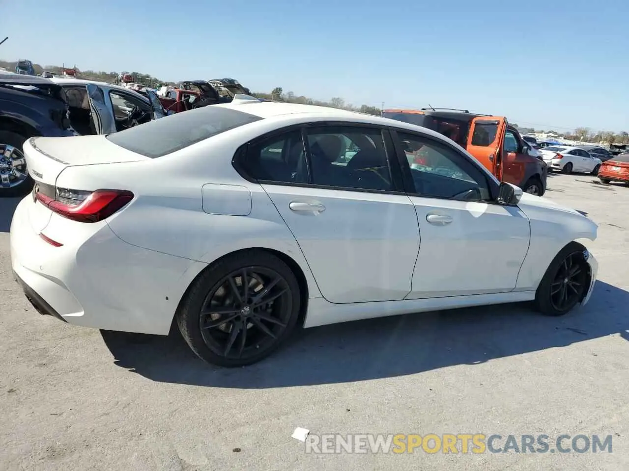 3 fotografías del automóvil dañado 3MW5R1J07N8C48286 BMW 3 SERIES 2022