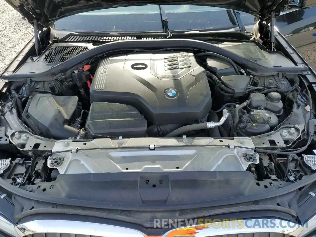11 fotografías del automóvil dañado 3MW5R1J09N8C24653 BMW 3 SERIES 2022