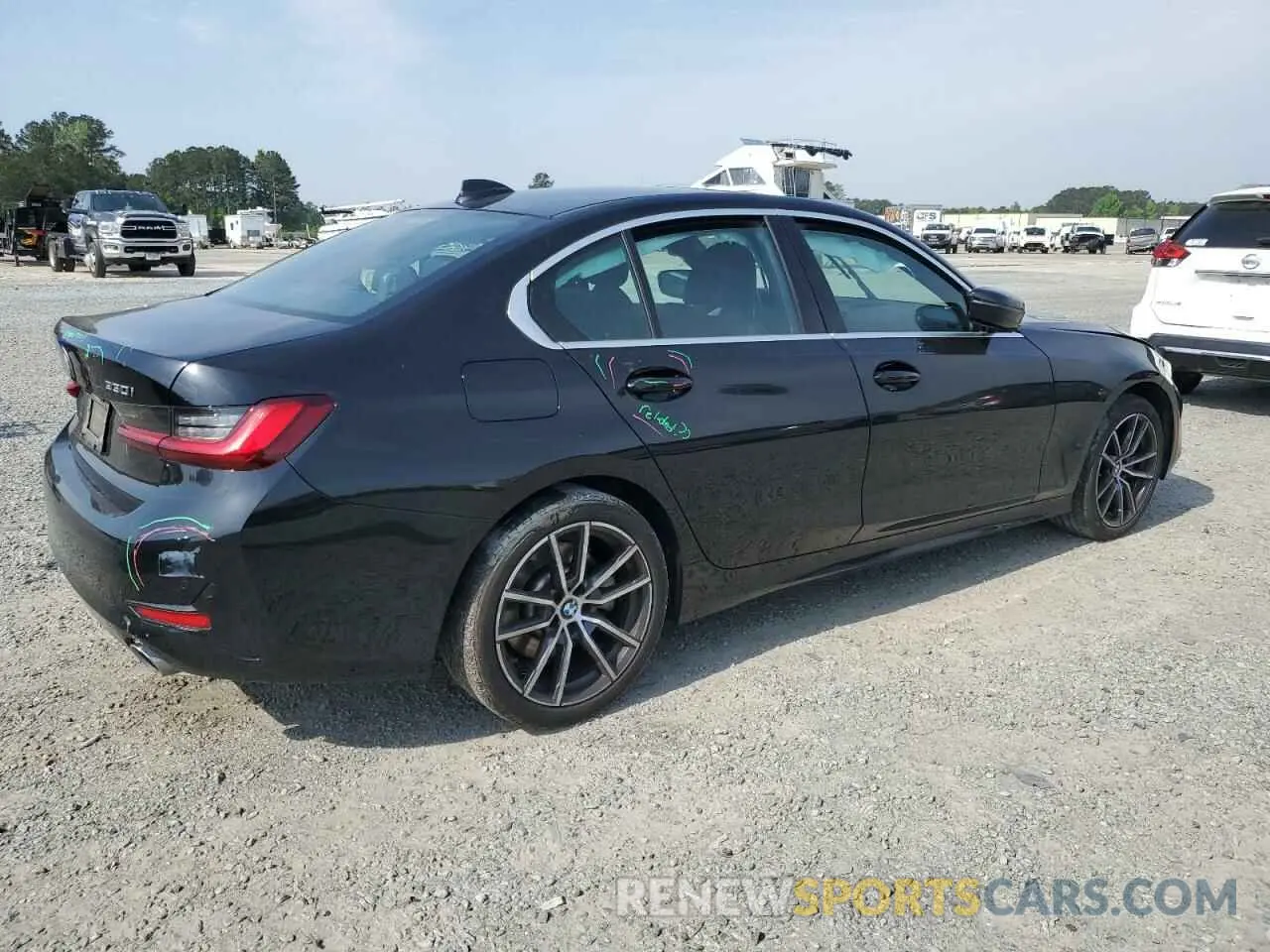 3 fotografías del automóvil dañado 3MW5R1J09N8C24653 BMW 3 SERIES 2022