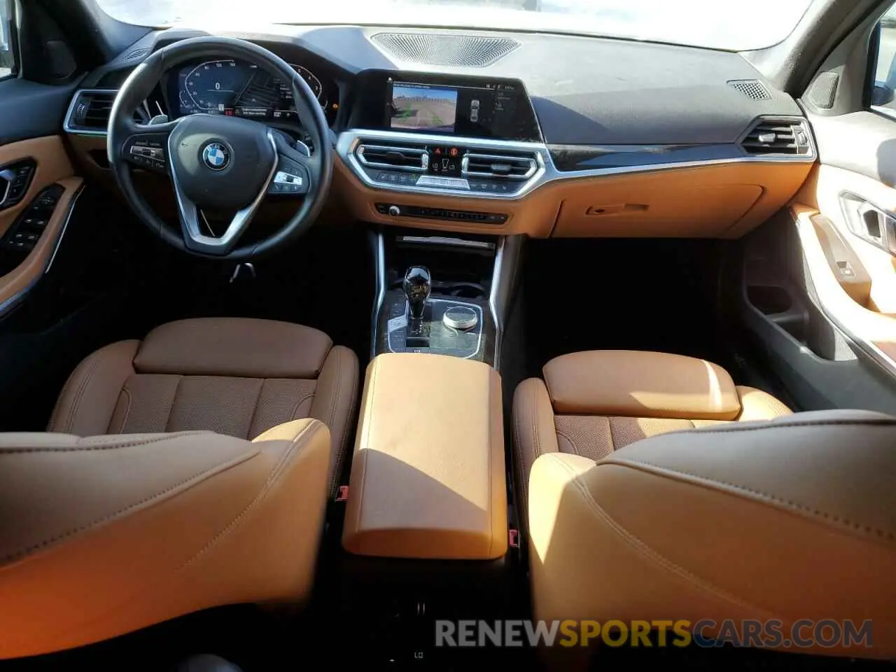 8 fotografías del automóvil dañado 3MW5R1J09N8C30338 BMW 3 SERIES 2022