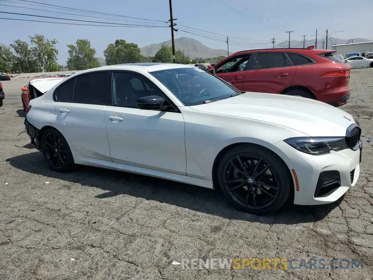 4 fotografías del automóvil dañado 3MW5R1J0XN8C45057 BMW 3 SERIES 2022