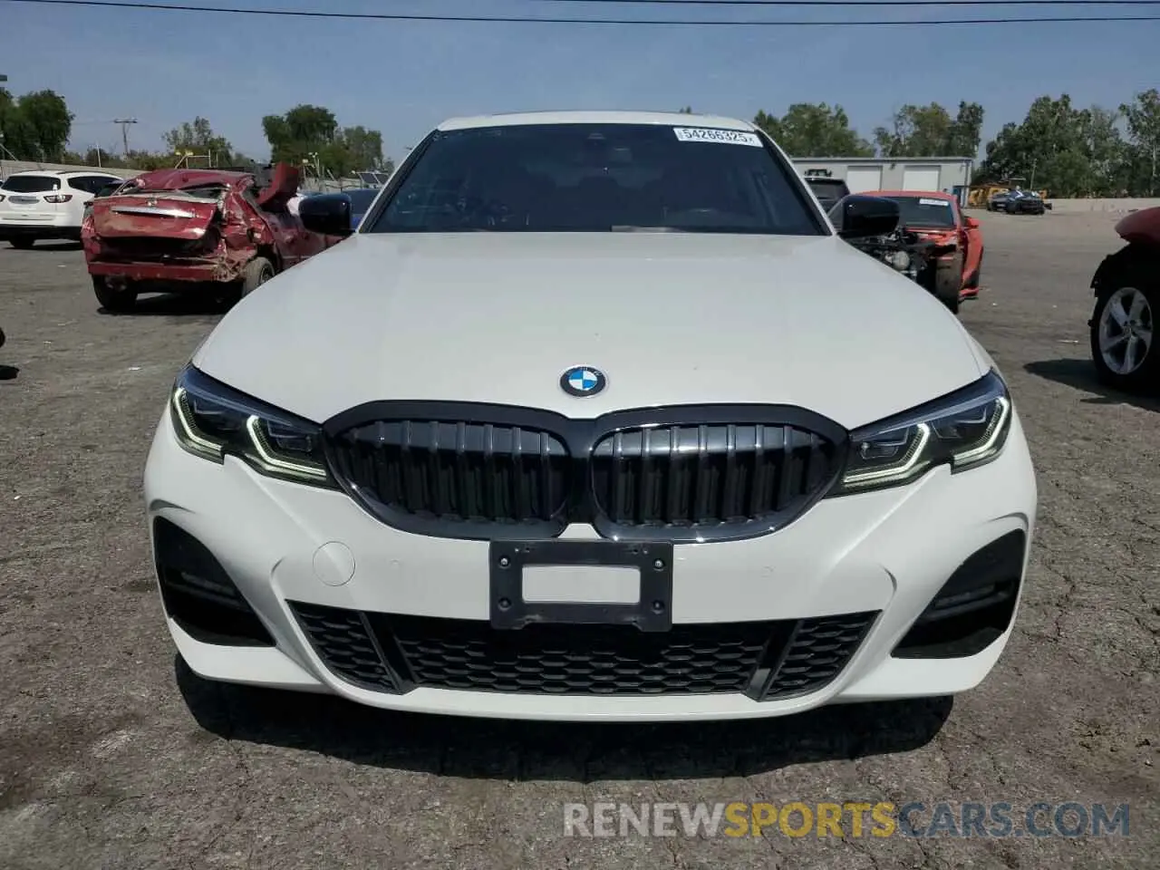 5 fotografías del automóvil dañado 3MW5R1J0XN8C45057 BMW 3 SERIES 2022