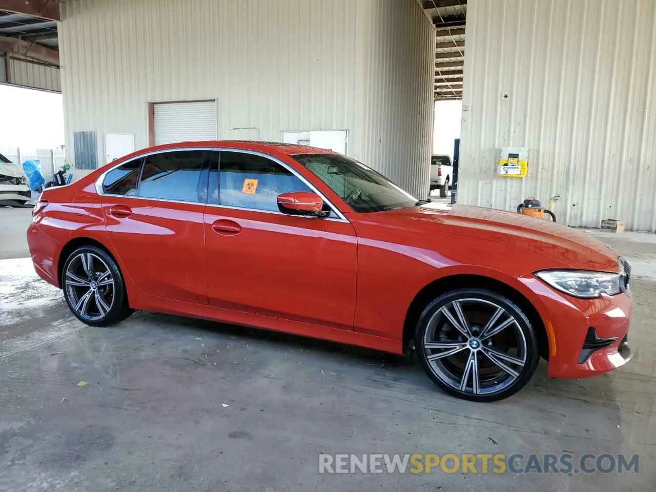 4 fotografías del automóvil dañado 3MW5R7J01N8C27730 BMW 3 SERIES 2022