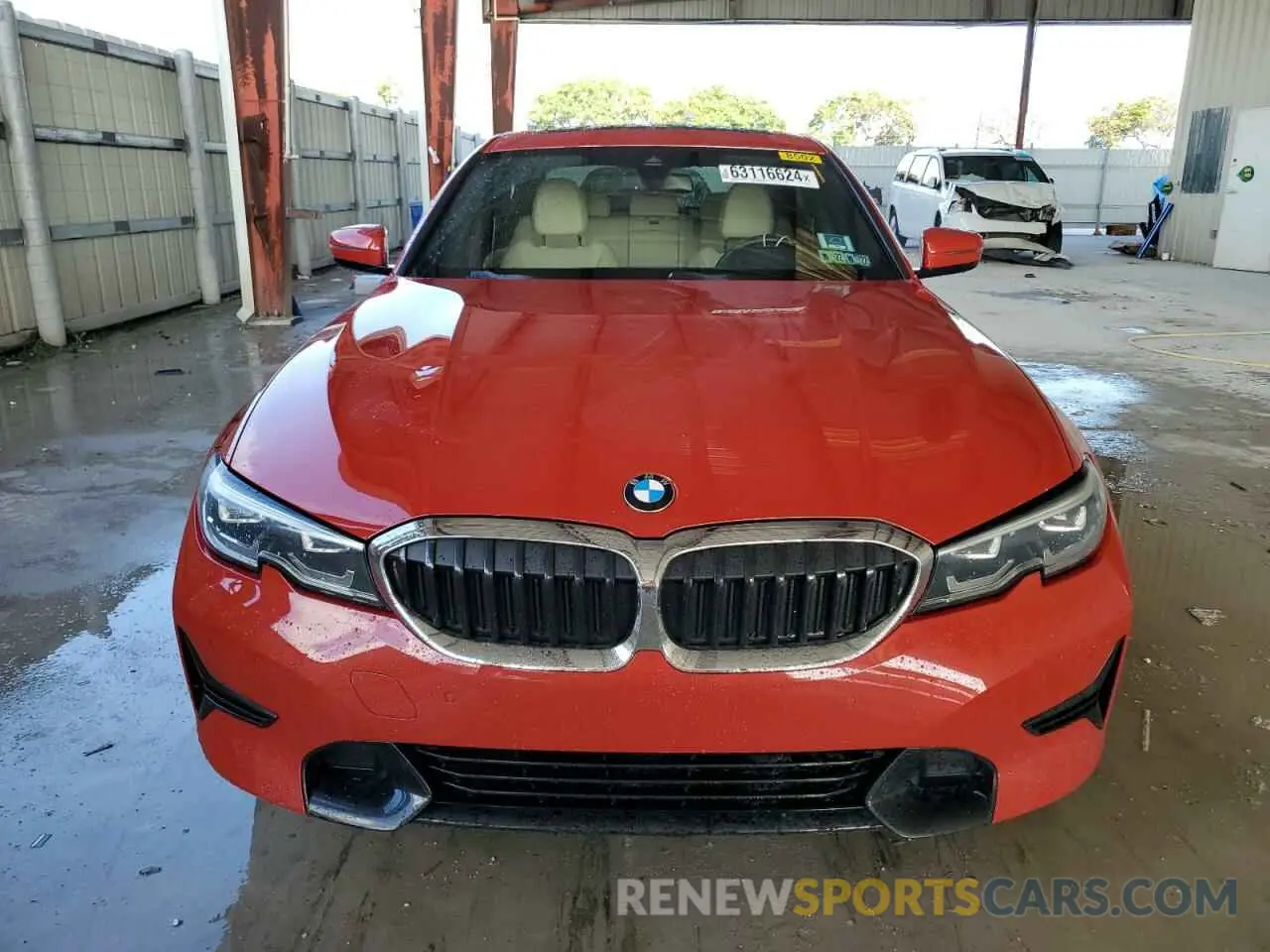 5 fotografías del automóvil dañado 3MW5R7J01N8C27730 BMW 3 SERIES 2022