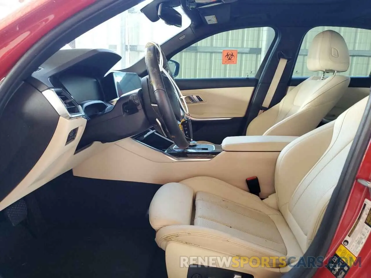 7 fotografías del automóvil dañado 3MW5R7J01N8C27730 BMW 3 SERIES 2022