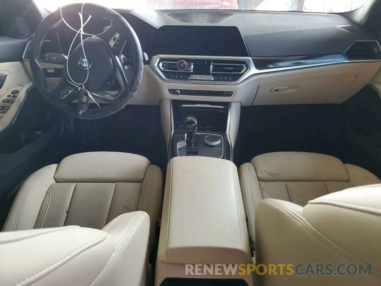 8 fotografías del automóvil dañado 3MW5R7J01N8C27730 BMW 3 SERIES 2022