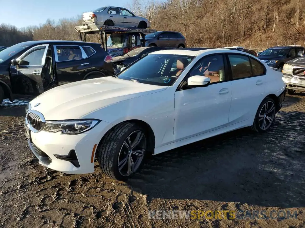 1 fotografías del automóvil dañado 3MW5R7J01N8C44107 BMW 3 SERIES 2022