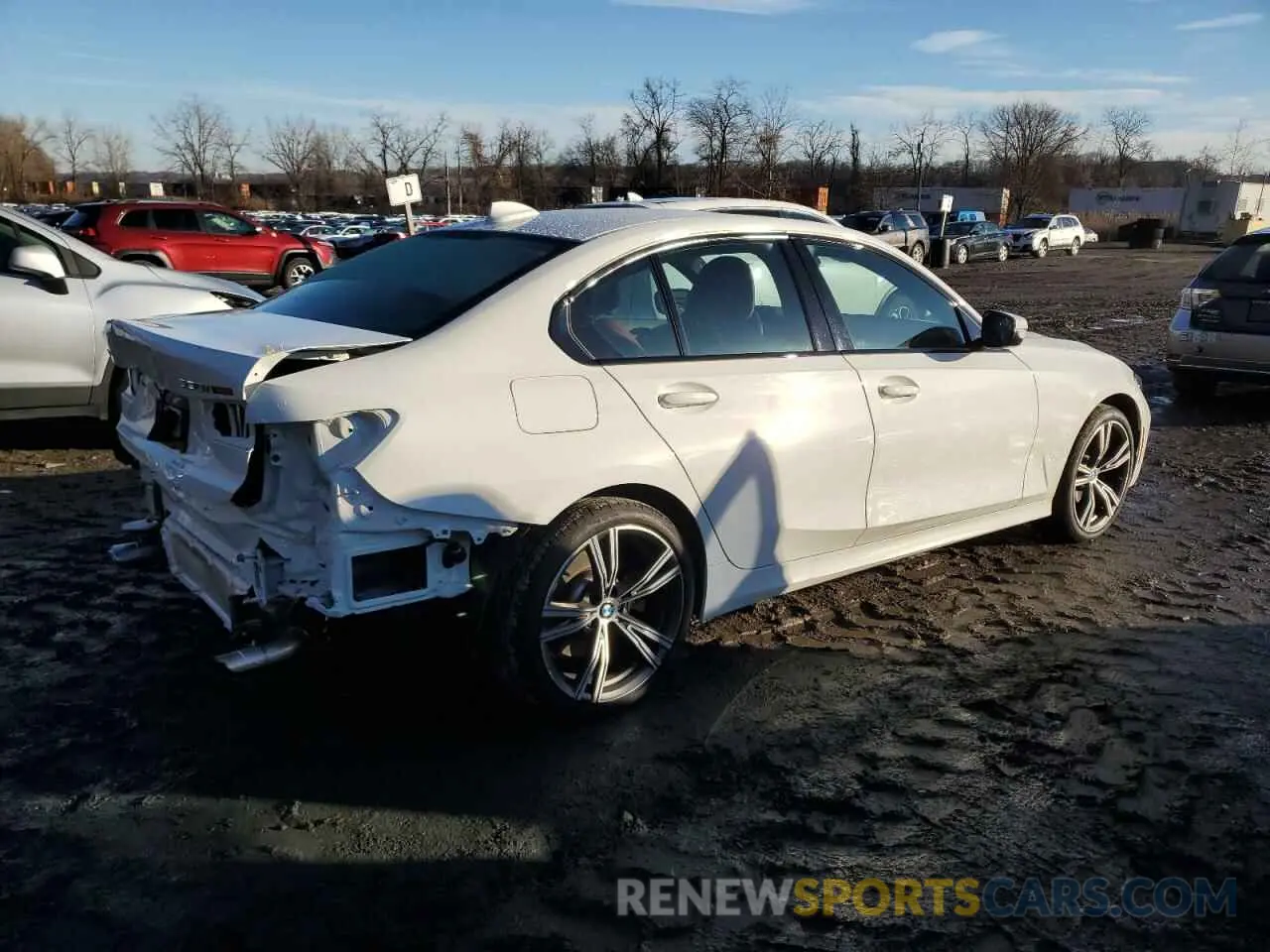 3 fotografías del automóvil dañado 3MW5R7J01N8C44107 BMW 3 SERIES 2022