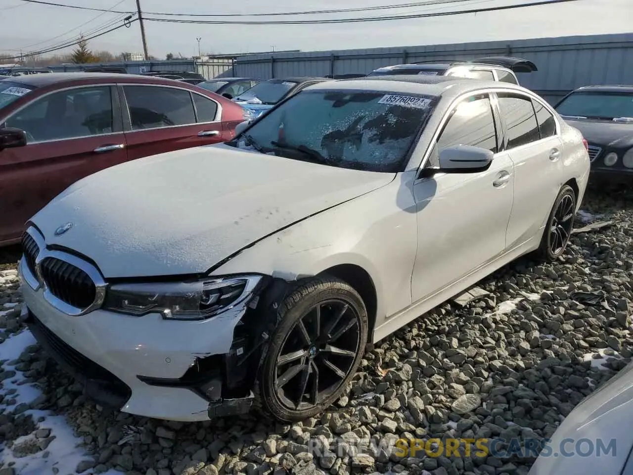 1 fotografías del automóvil dañado 3MW5R7J02N8C63913 BMW 3 SERIES 2022