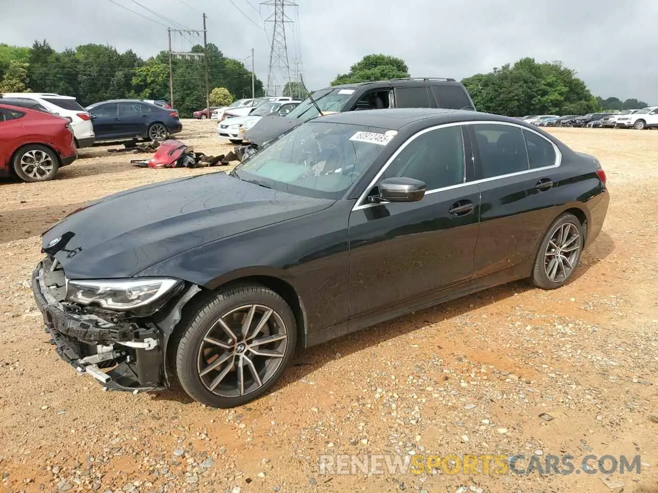 1 fotografías del automóvil dañado 3MW5R7J03N8C52953 BMW 3 SERIES 2022