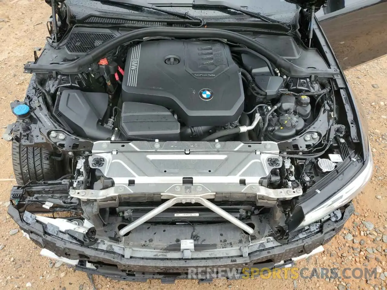 11 fotografías del automóvil dañado 3MW5R7J03N8C52953 BMW 3 SERIES 2022